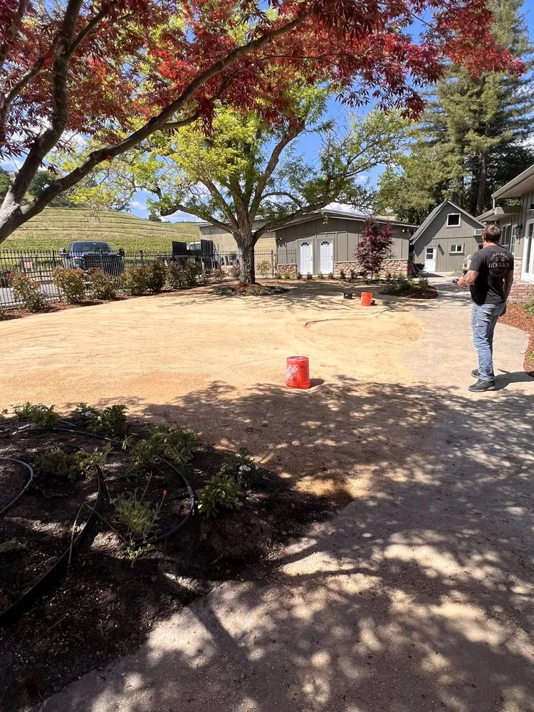 Custom outdoor landscaping for homes in Healdsburg, CA by Northern Land Care & Maintenance