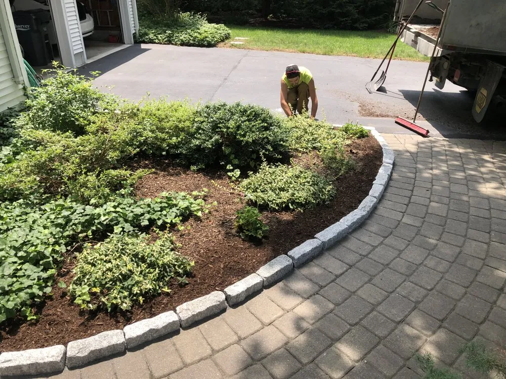 Trusted landscape design for beautiful yards in Westborough, MA by Northern landscape & plowing