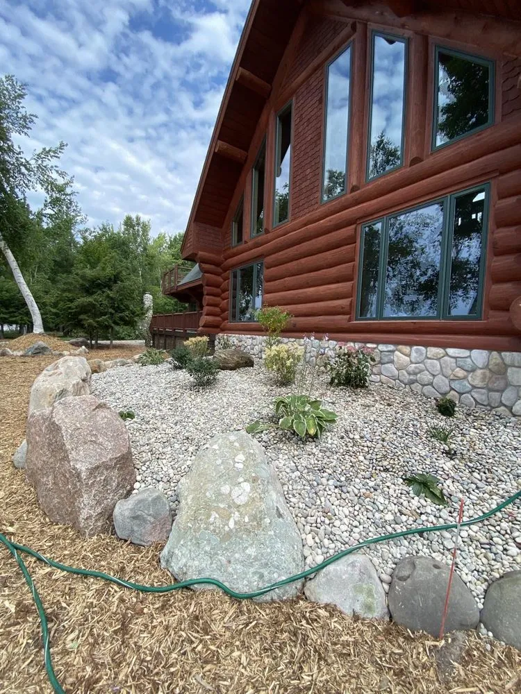 Professional lawn mowing service in Indian River, MI by Northern Landscape