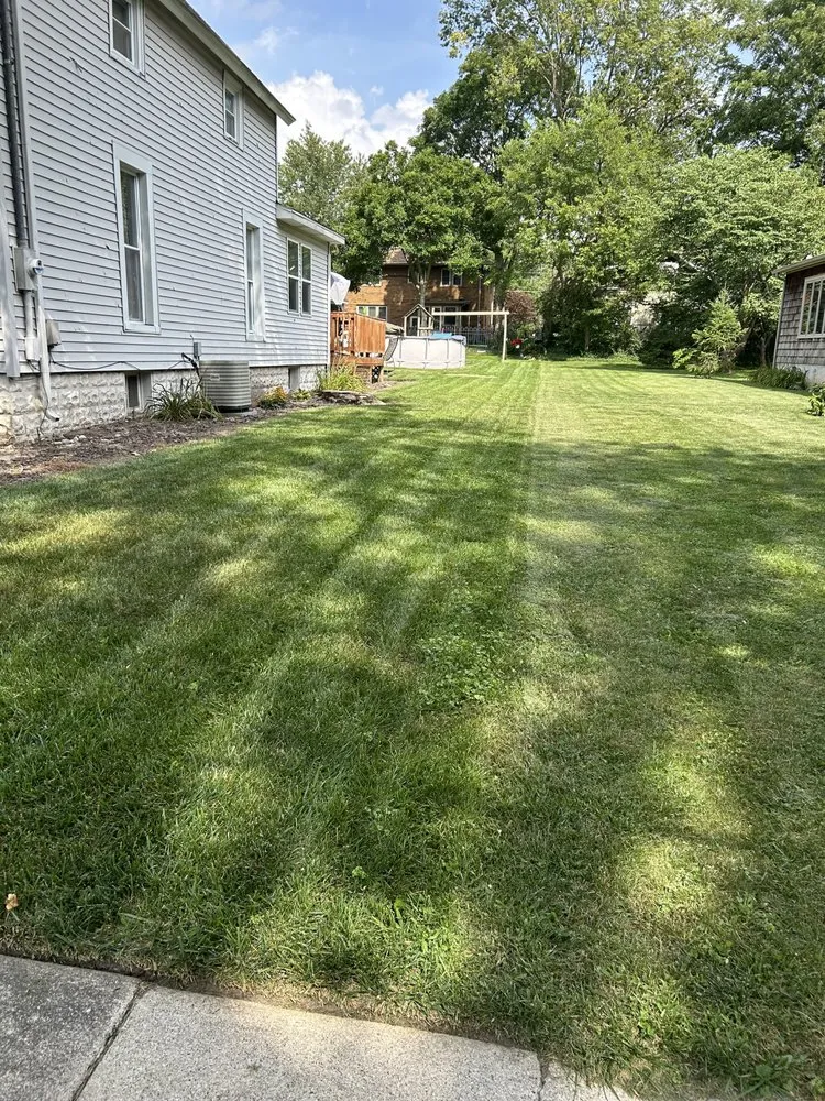 Custom landscape installation for residential properties in Kendallville, IN by Northern Outdoor Services