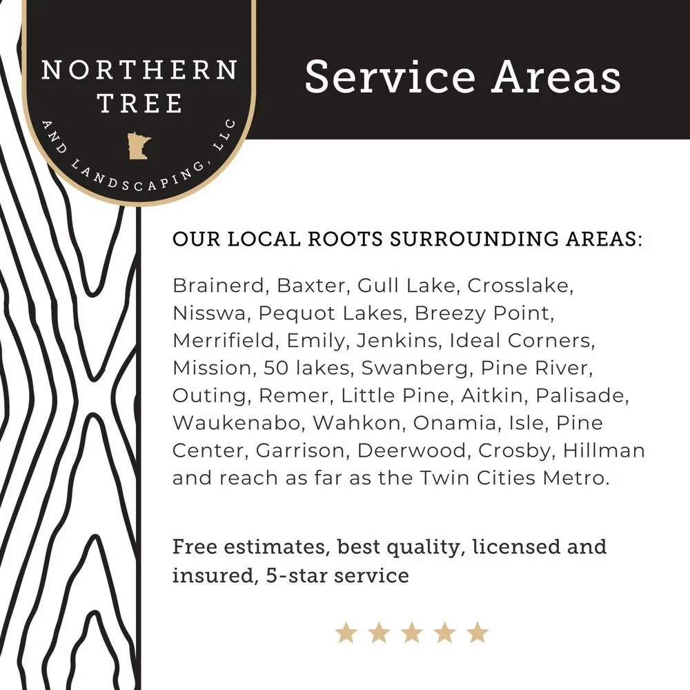 Expert landscape installation with custom design across Crosslake, MN - Northern Tree and Landscaping Service