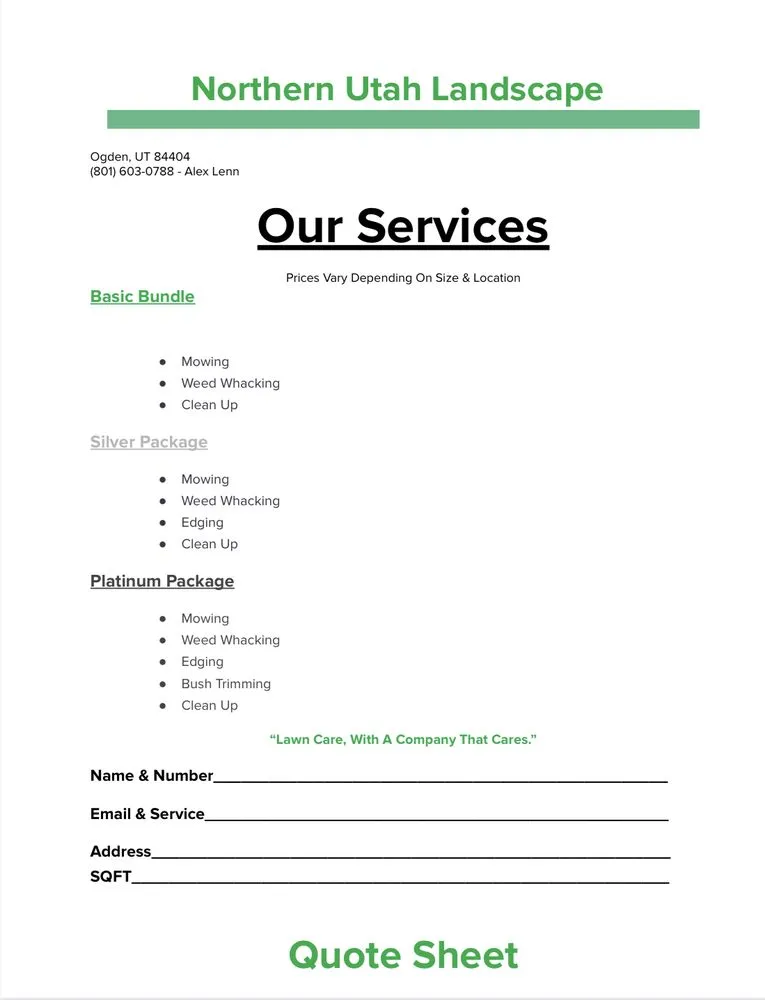 Trusted landscaping services for residential properties across South Ogden, UT - Northern Utah Landscape