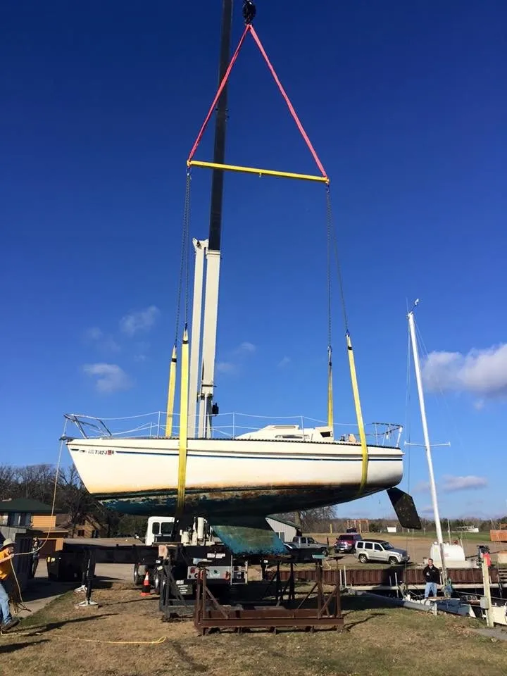 Affordable landscape installation in Princeton, MN by Northland Crane Service