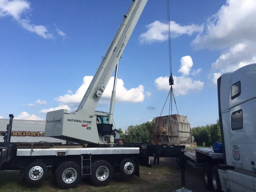 Affordable lawn mowing service for outdoor upgrades in Princeton, MN by Northland Crane Service