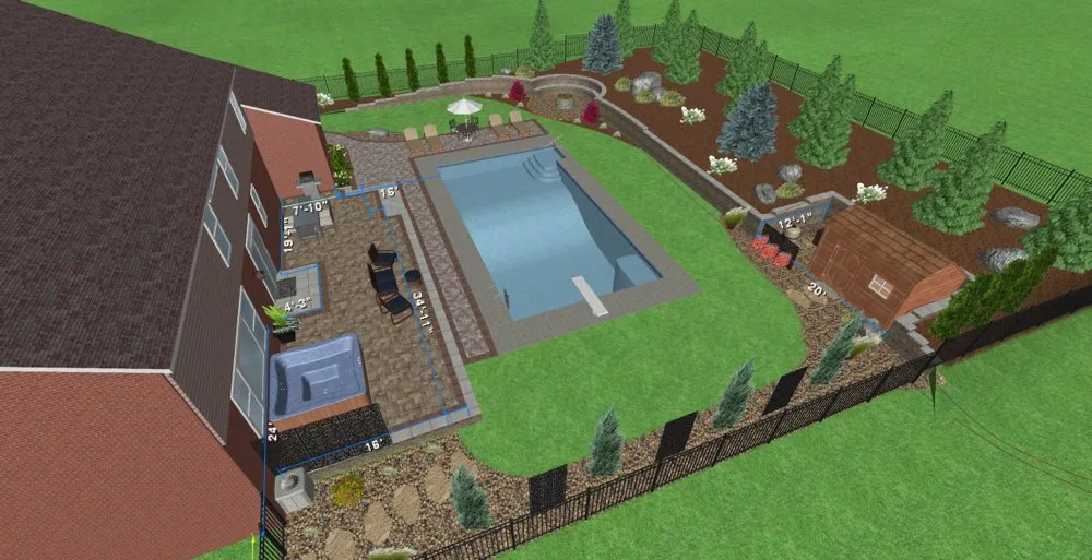 Affordable landscaping services for residential properties in West Chester, OH by NorthPoint Landscape Construction