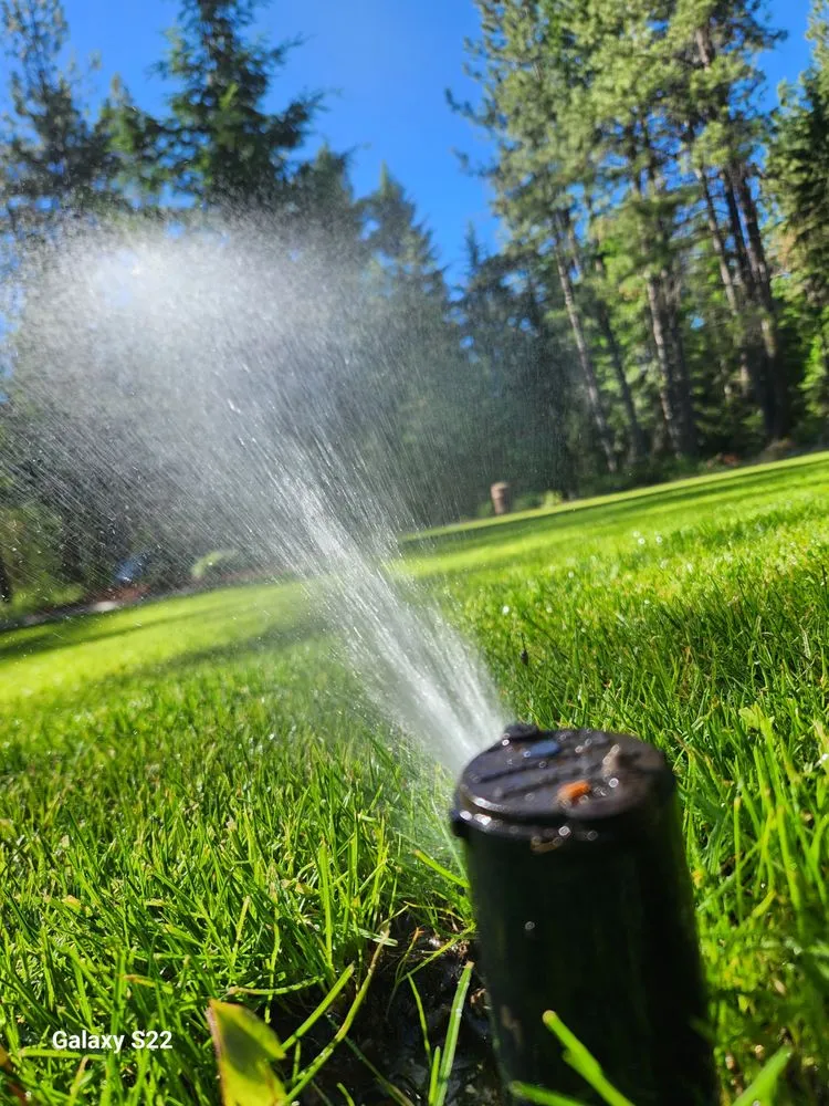 Custom landscape installation in Athol, ID - Northridge Earthworks