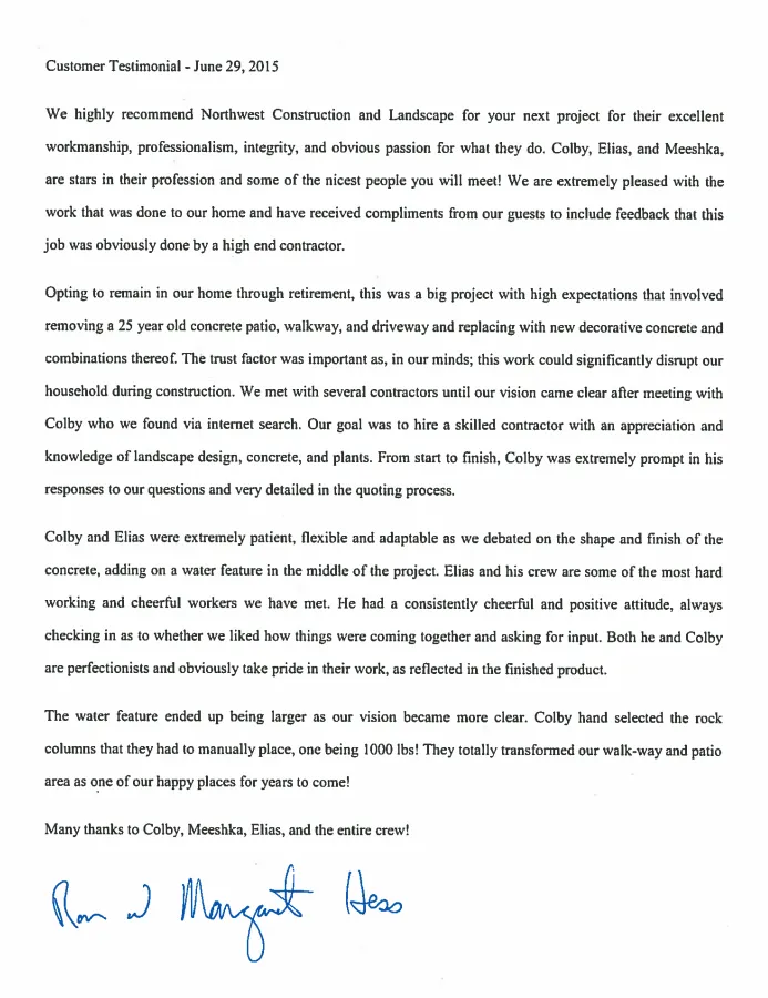 Top-rated landscape installation near you in Bremerton, WA by Northwest Construction & Landscape