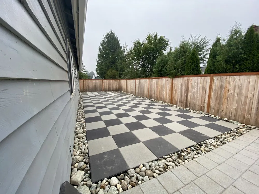 Local lawn mowing service with custom design in Lynnwood, WA by Northwest Outdoor & Interior Renovations