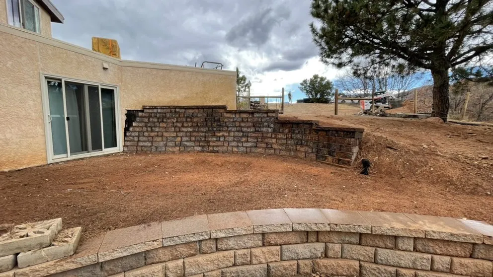 Custom landscape installation in Colorado Springs, CO - Northwind Landscape