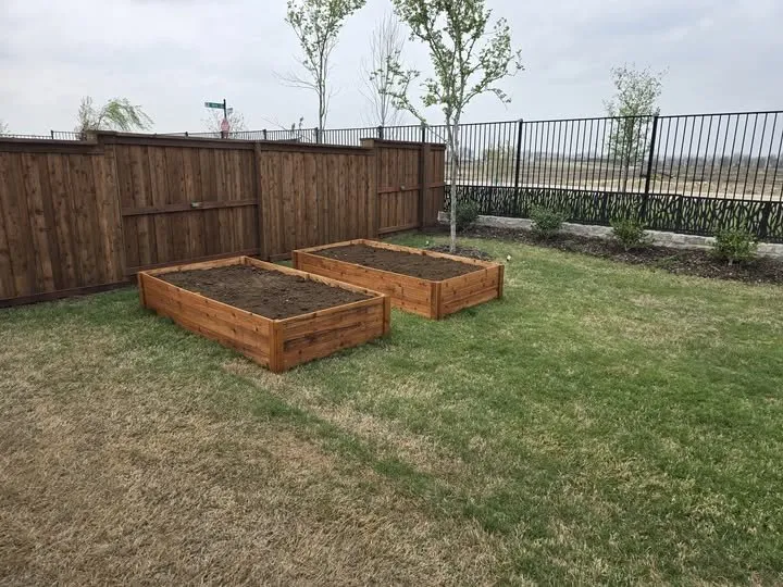 Trusted garden landscaping with custom design in Van Alstyne, TX by NorthWolf Landscaping