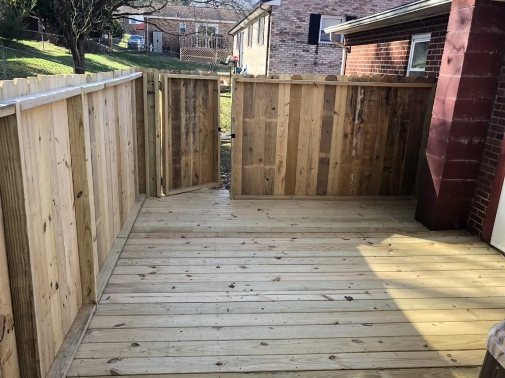 Custom outdoor landscaping with custom design in Bristol, TN by Norton's Lawn Care & Handyman Services