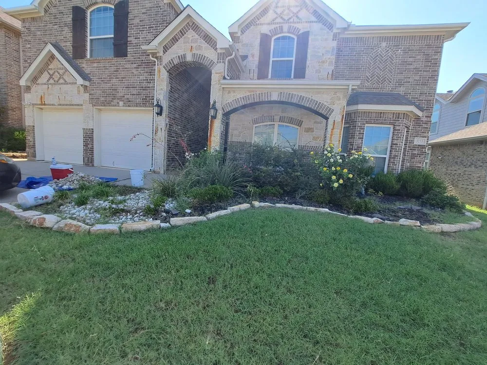 Professional outdoor landscaping for homes in Dallas, TX by Nos Landscaping