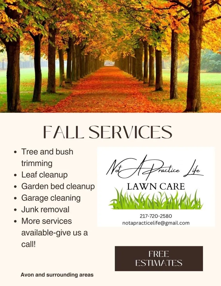 Reliable yard maintenance in Avon, IN - Not A Practice Life