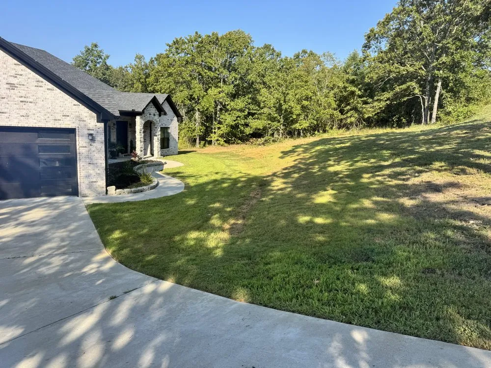 Local landscape installation in Ward, AR - Not Horsing Around