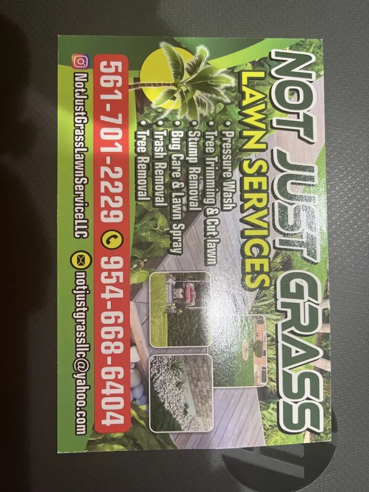 Top-rated residential landscaping in West Palm Beach, FL - Not Just Grass Lawn Service