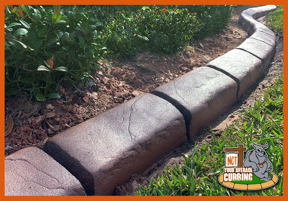 Custom garden landscaping in Orlando, FL - Not Your Average Curbing