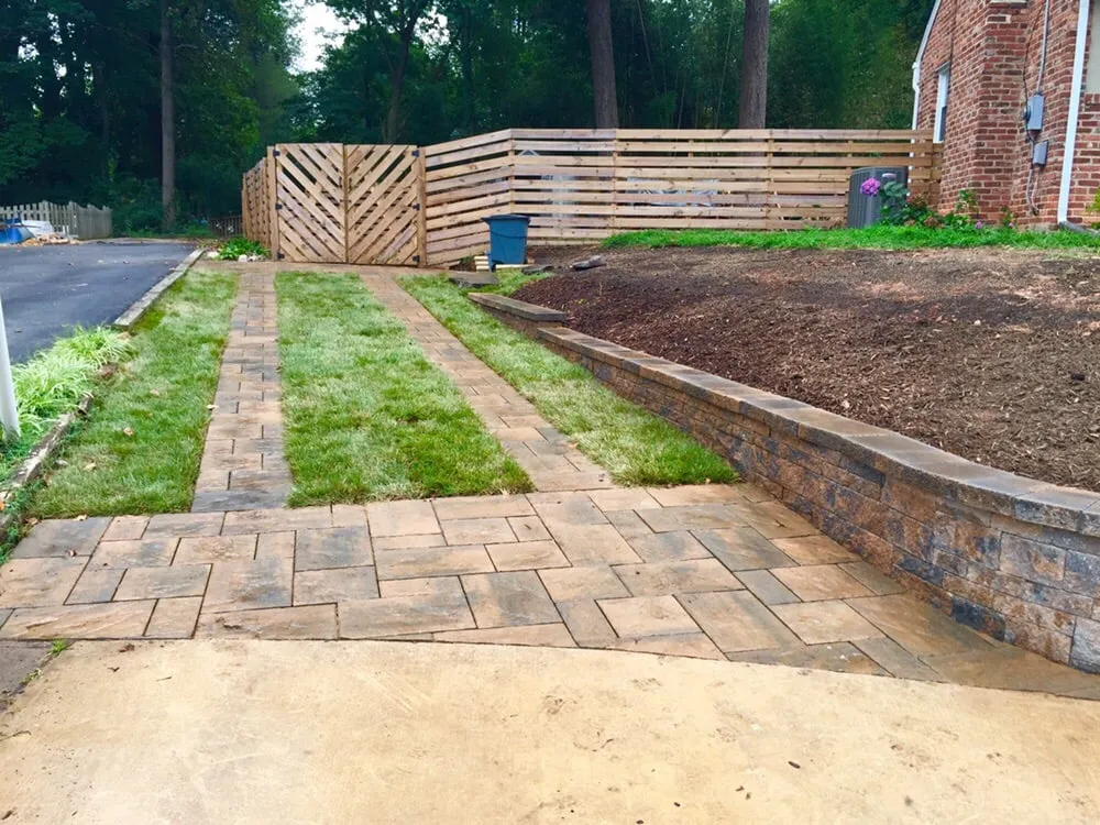 Professional garden landscaping in Centreville, VA by Nova Green Lawn and Landscapes