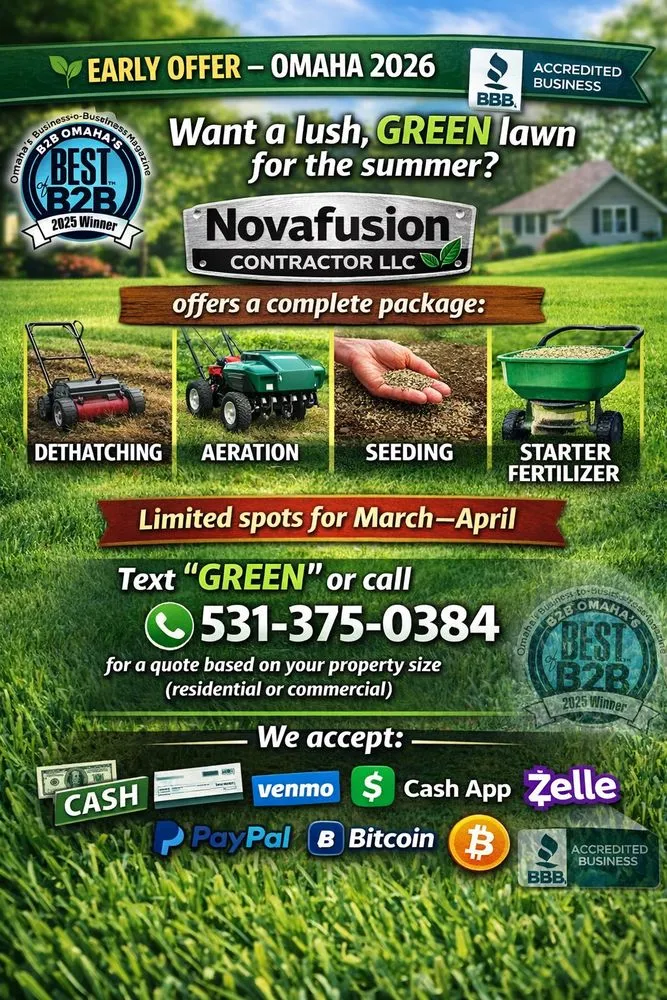 Local landscape design for homes in Omaha, NE by Novafusion Contractor
