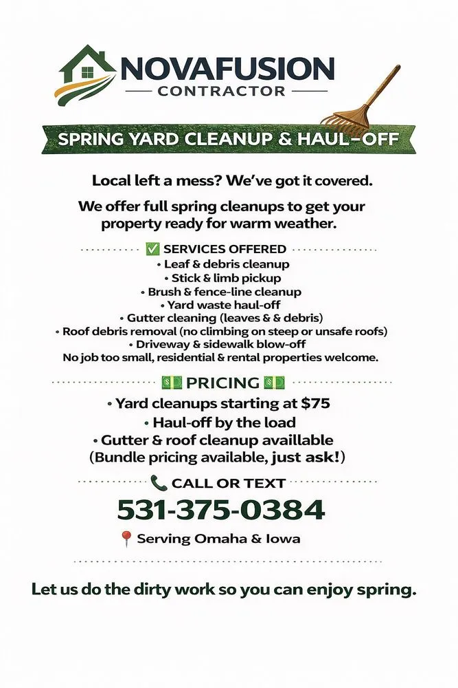 Professional outdoor landscaping in Omaha, NE - Novafusion Contractor