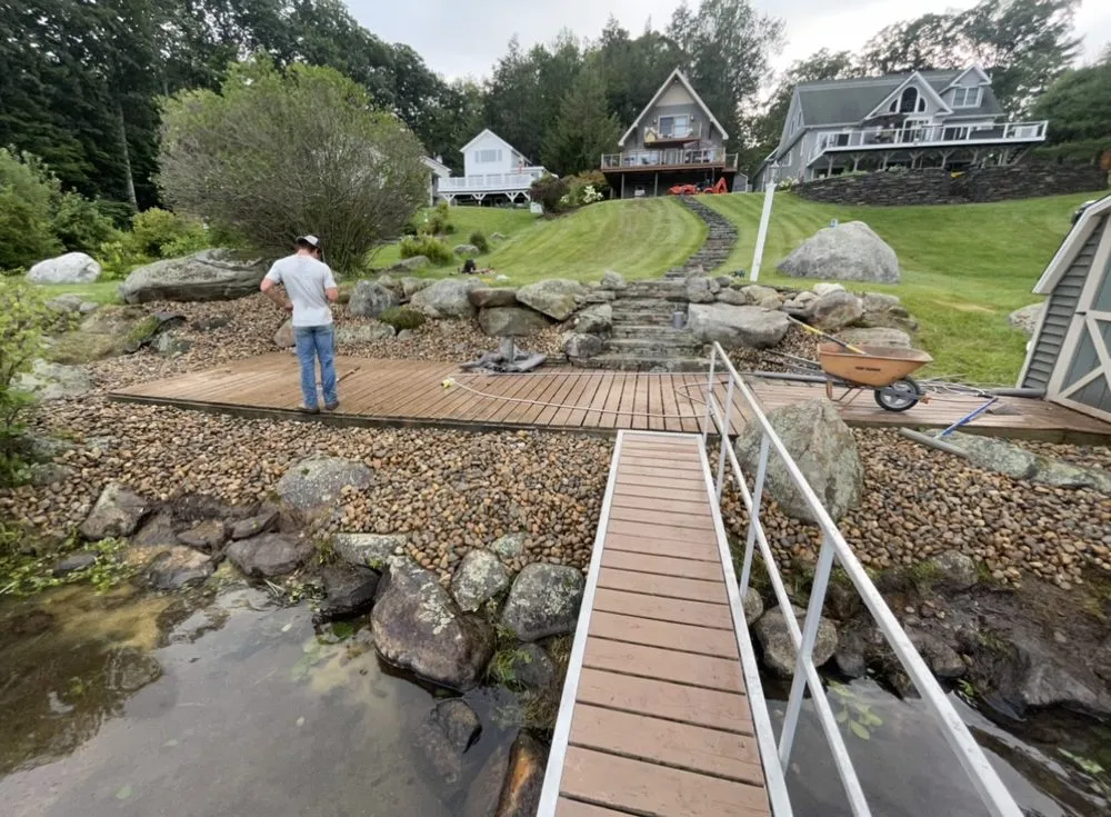 Expert yard cleanup service for outdoor upgrades in Westhampton, MA by Novak Lawn Care