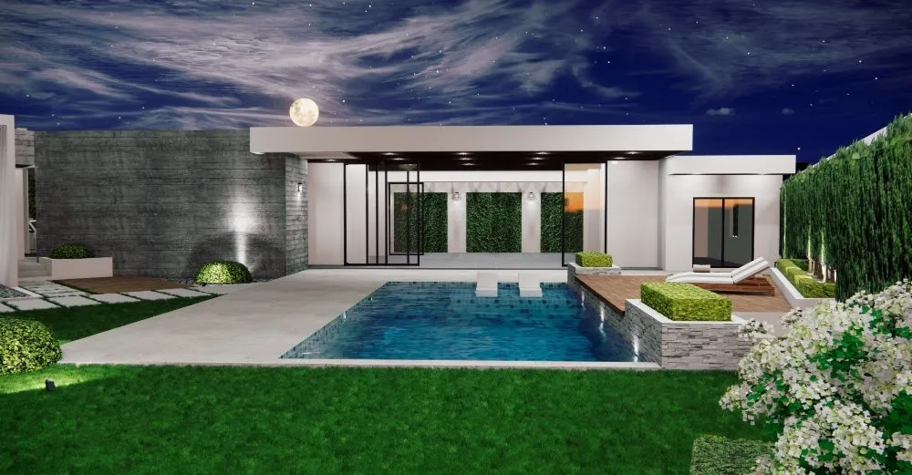 Expert garden landscaping with custom design in Hemet, CA by NovaScape Solutions