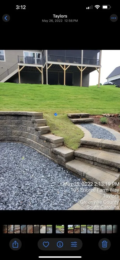 Expert lawn mowing service for beautiful yards in Greenville, SC by NPG Landscape Design & Construction