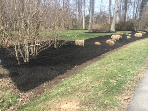 Professional outdoor landscaping in Chester, VA by N.R. Hayes Lawn Care