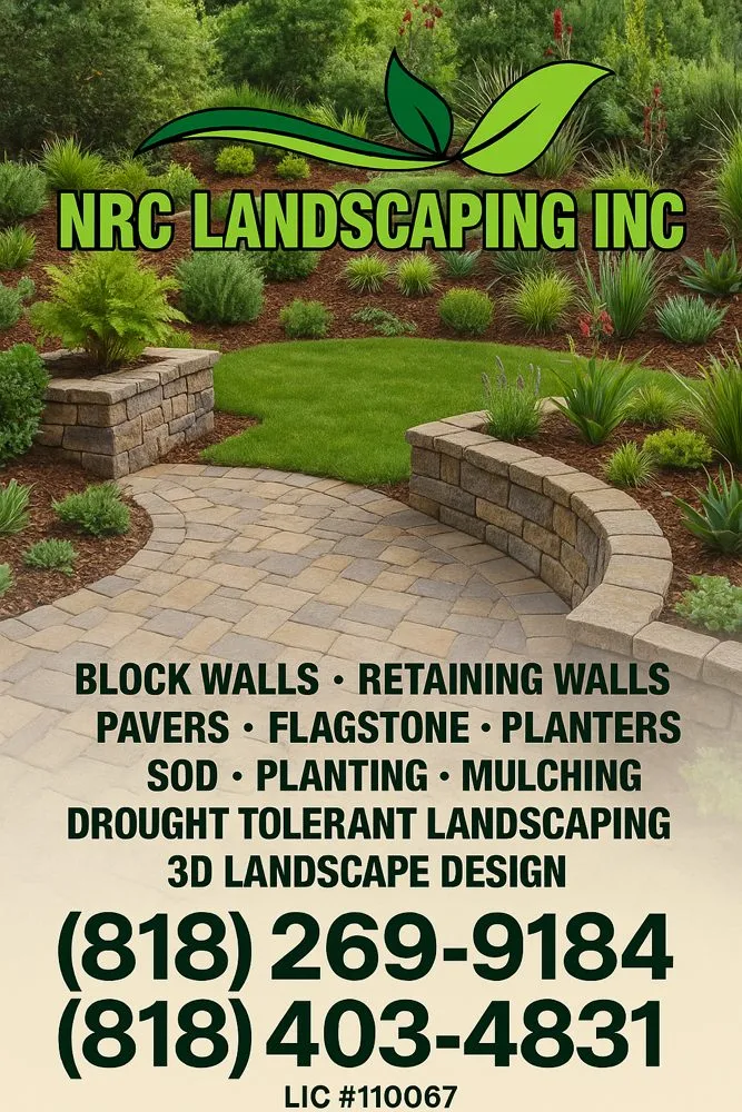 Custom landscape design in San Fernando, CA - NRC Landscaping