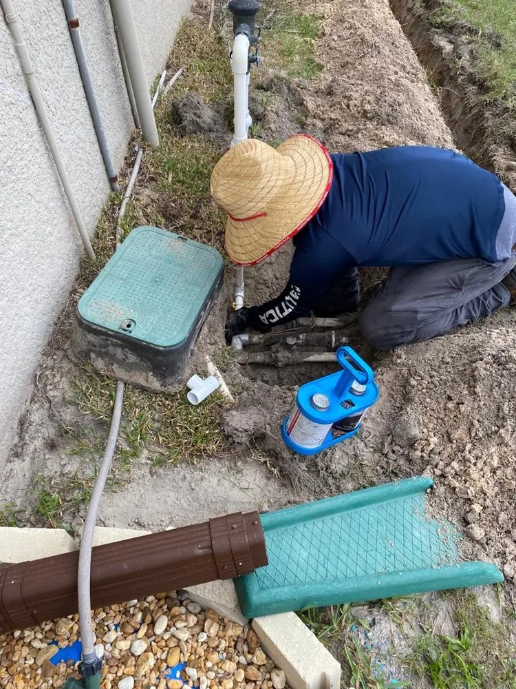 Custom outdoor landscaping in Zephyrhills, FL by N.R.G. Irrigation Services