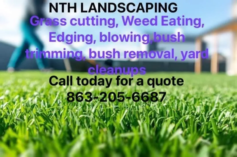 Custom yard maintenance in Bartow, FL by NTH Landscaping