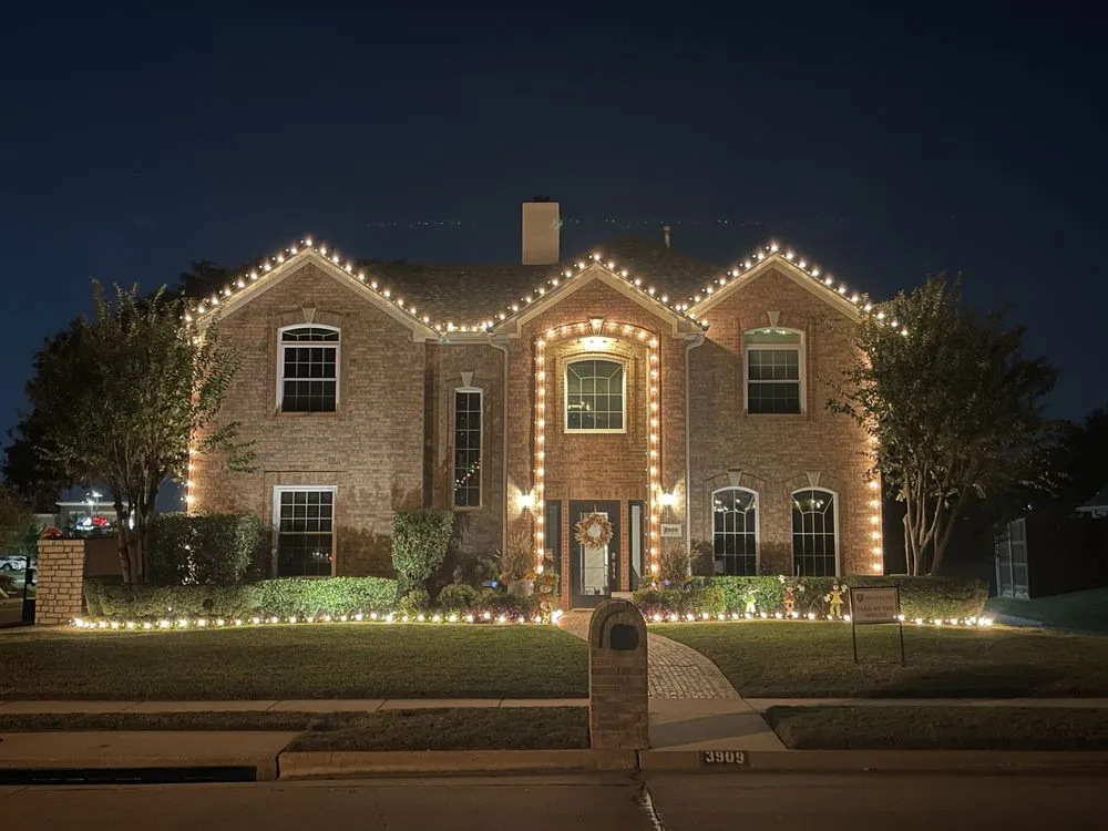 Custom landscape design for beautiful yards in Frisco, TX by NTX Mow