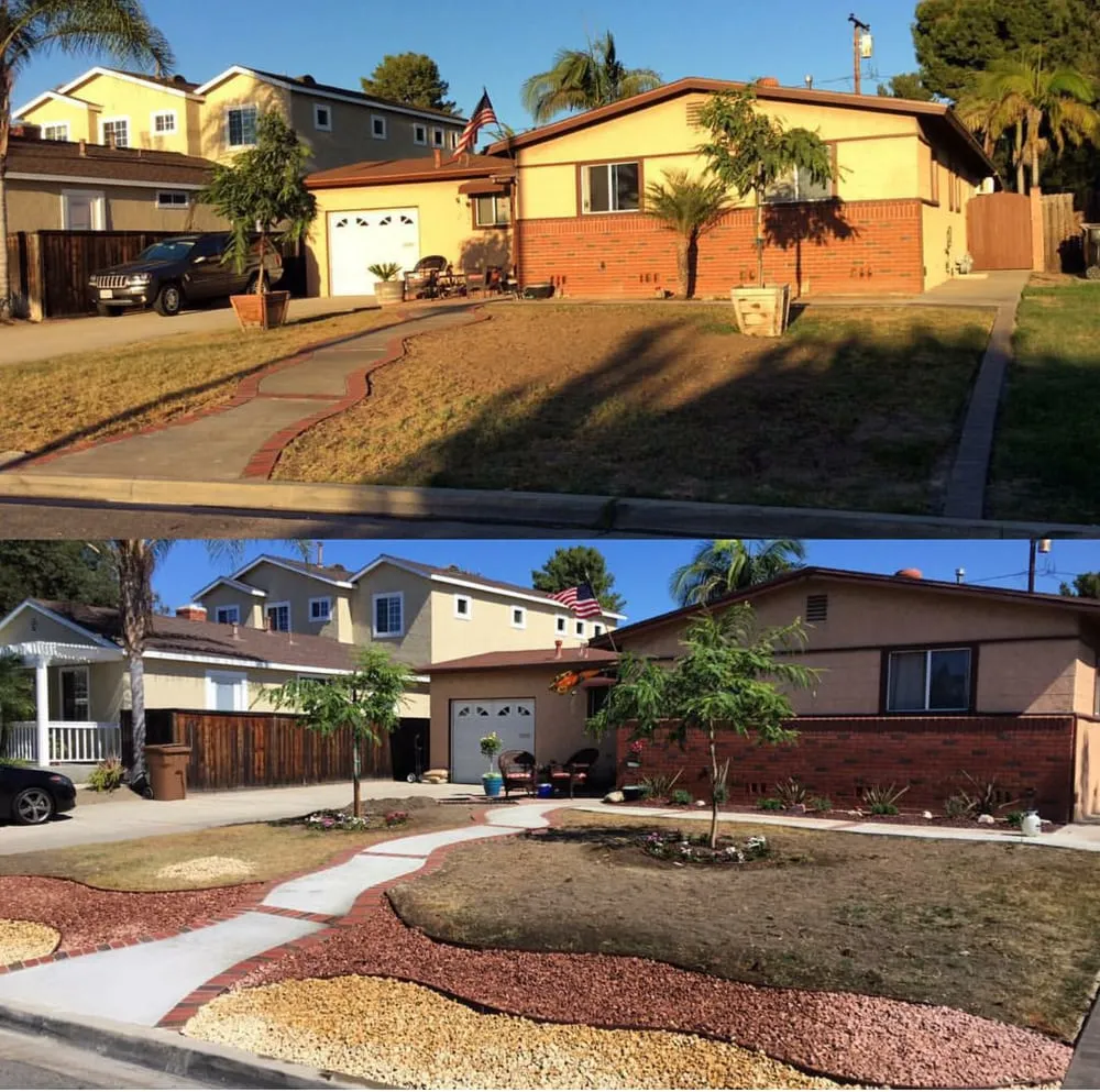 Custom outdoor landscaping in Orange, CA by Nu Image Landscaping