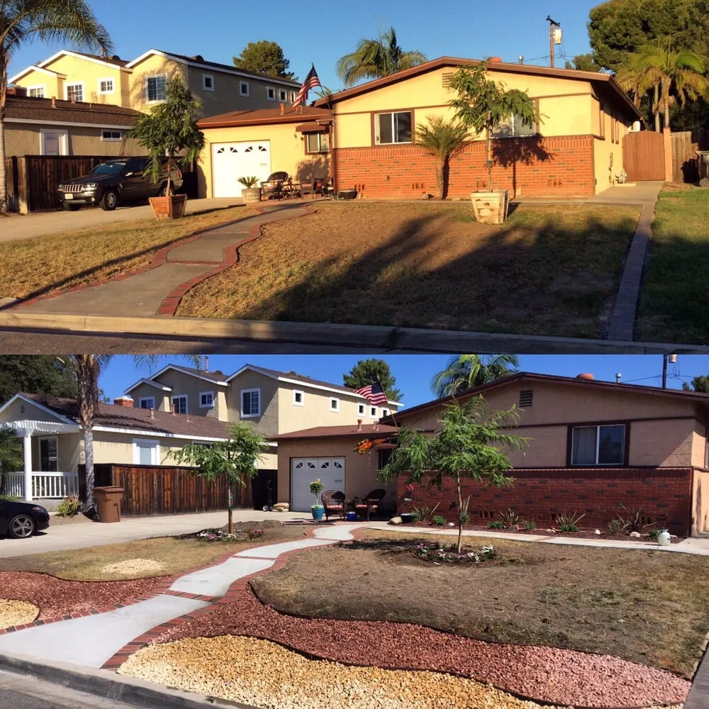 Professional yard cleanup service for residential properties in Orange, CA by Nu Image Landscaping