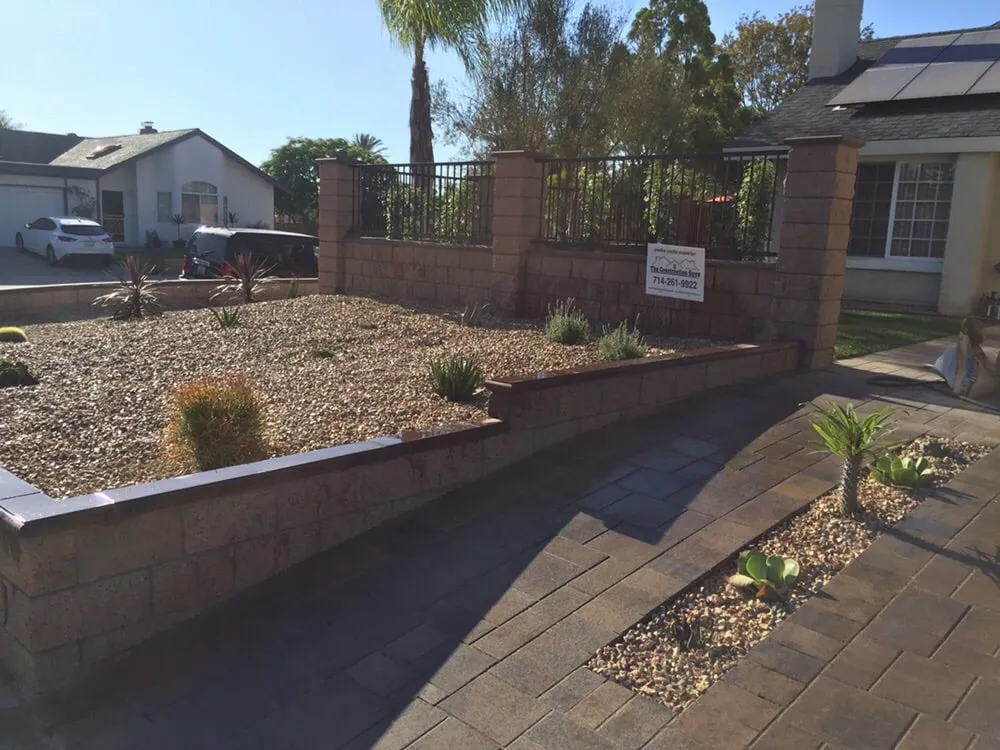 Professional landscape installation for outdoor upgrades in Orange, CA by Nu Image Landscaping