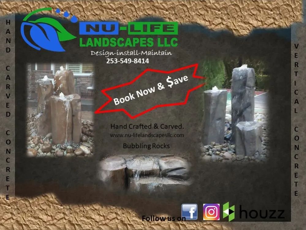 Reliable outdoor landscaping for outdoor upgrades in Puyallup, WA by Nu Life Landscapes