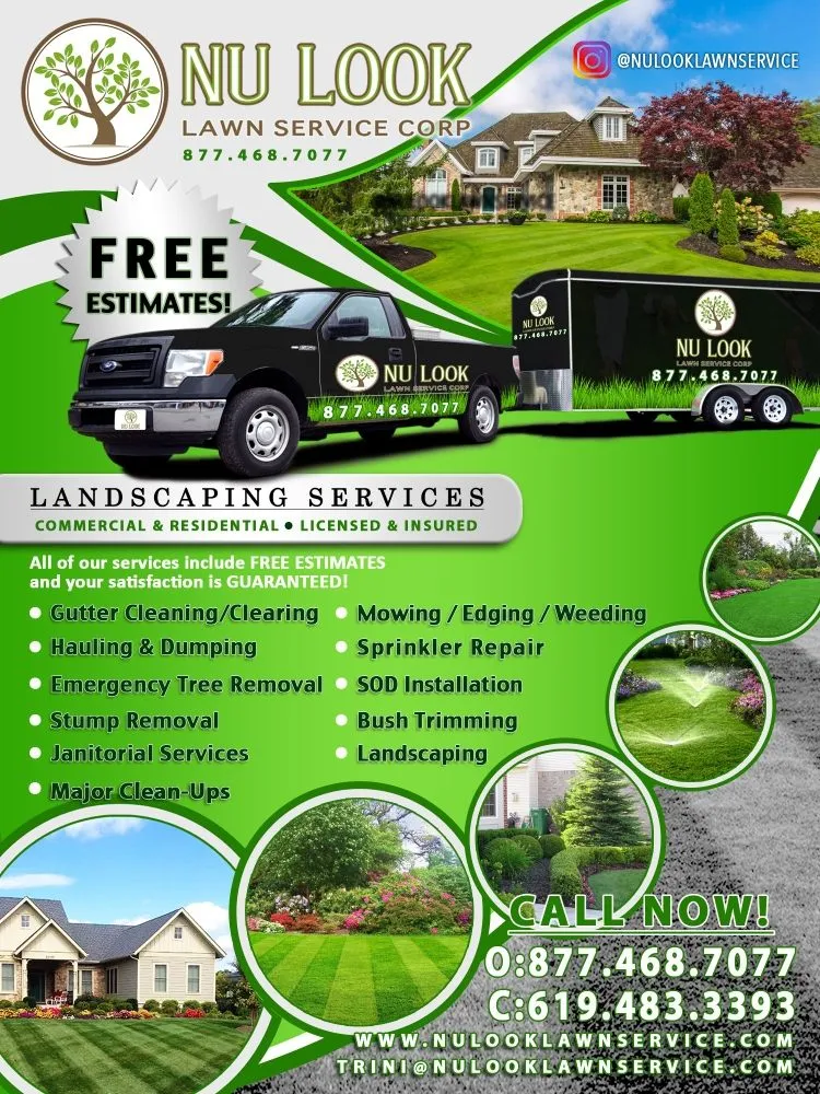 Trusted lawn mowing service experts serving Tampa, FL - Nu Look Lawn Service Corp.