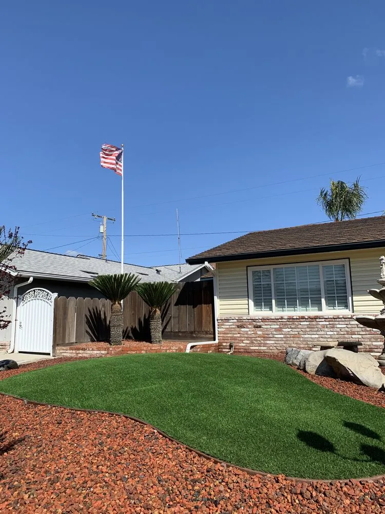 Professional yard maintenance for outdoor upgrades in Tulare, CA by Nu Turf Landscaping