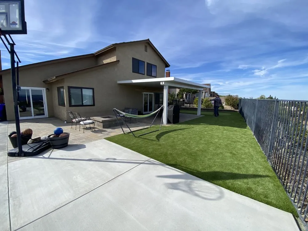 Custom yard cleanup service for year-round maintenance in Carlsbad, CA by Nu Wave Outdoor