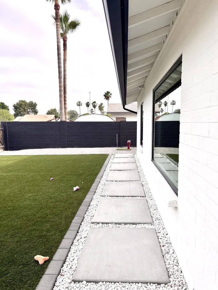 Custom outdoor landscaping for outdoor upgrades across Mesa, AZ - NULAWN Landscape Remodel and Design