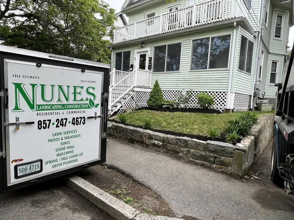 Affordable yard maintenance with custom design in Taunton, MA by Nunes Landscaping & Construction