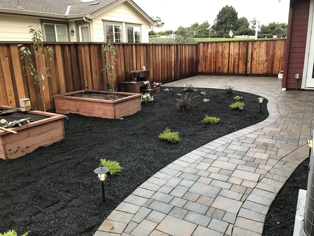 Local landscape installation for beautiful yards in Manteca, CA by Nunez Landscape Services