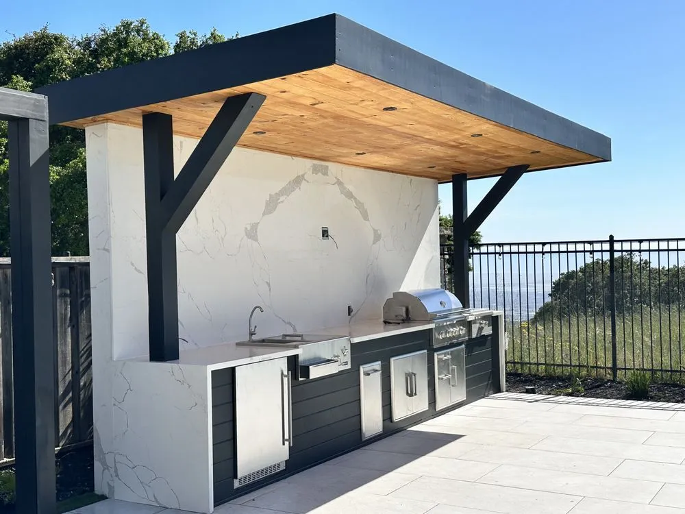 Custom outdoor landscaping for beautiful yards in Manteca, CA by Nunez Landscape Services