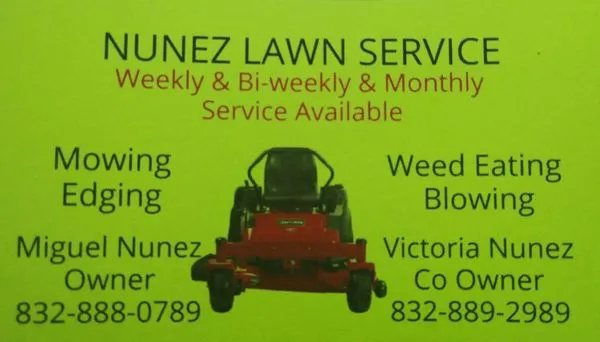 Nunez Lawn Service Logo
