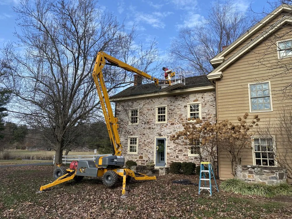 Custom lawn mowing service for residential properties in Buckingham, PA by Nurney Landscape & Design