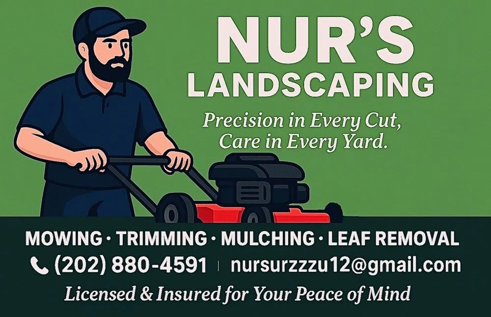 Custom lawn mowing service in Manassas, VA by Nur’s Landscaping