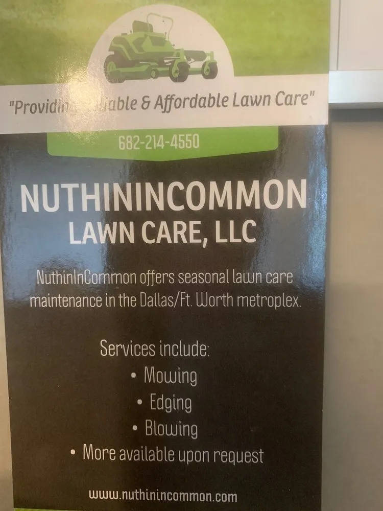 Local yard cleanup service experts serving Arlington, TX - Nuthin In Common Landscaping