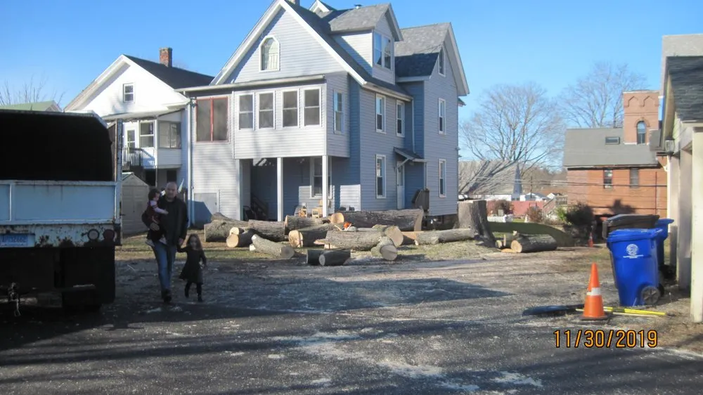 Custom landscape installation in Middletown, CT by Nutmeg Tree Service & Ground Care