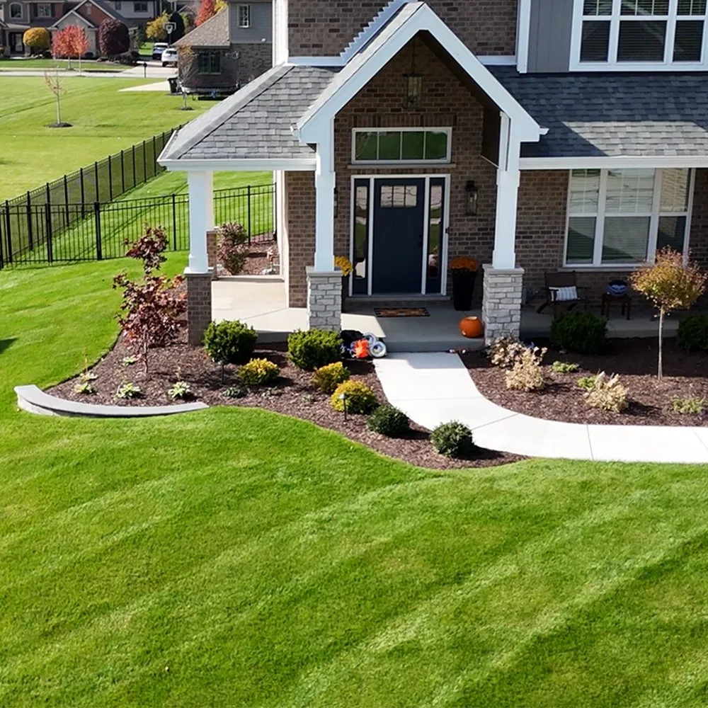 Custom garden landscaping in Oak Forest, IL by NuView Landscaping