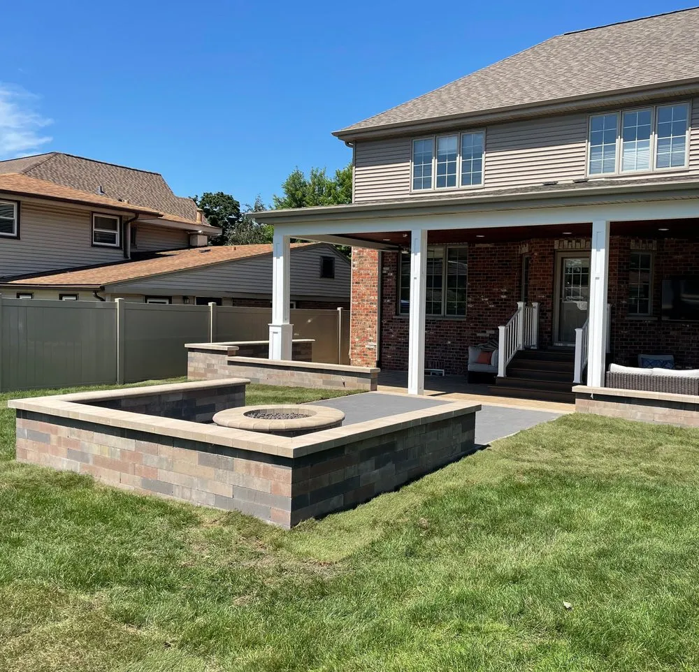 Professional garden landscaping for outdoor upgrades in Oak Forest, IL by NuView Landscaping