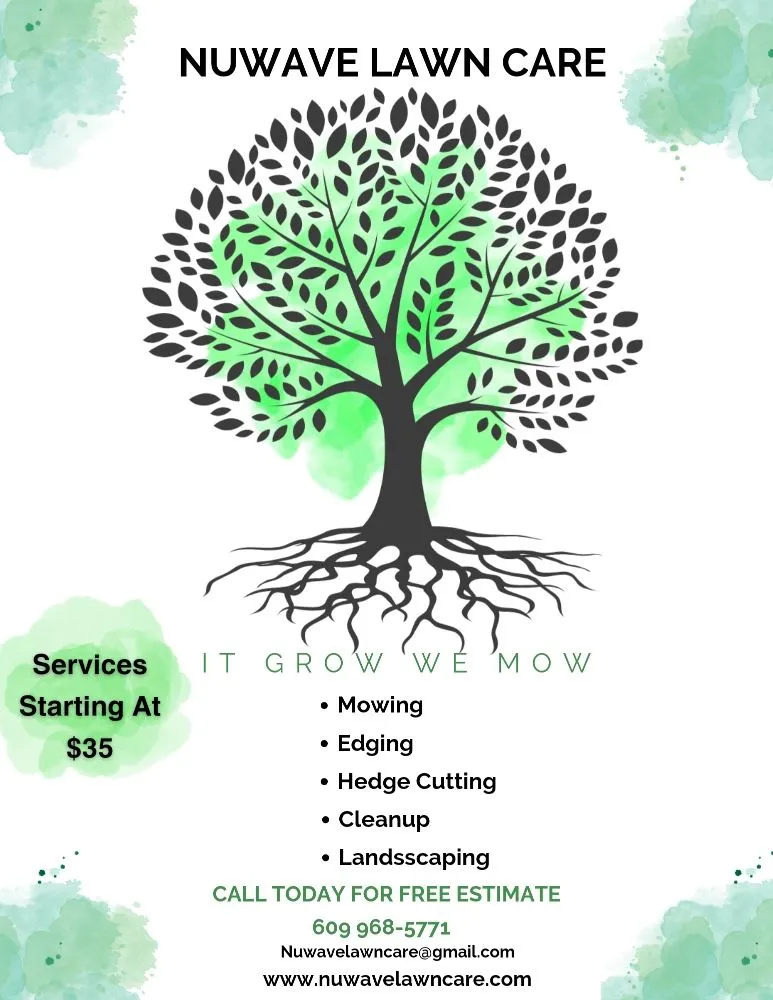 Custom lawn mowing service in Willingboro, NJ by Nuwave Lawn Care